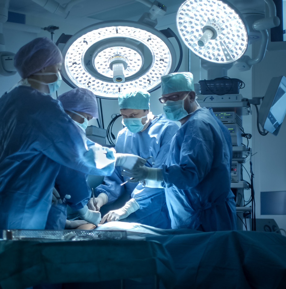 Medical team performing orthopedic surgery — Rebellion Solutions clinical application expertise